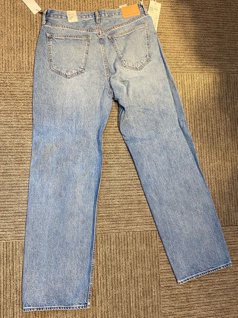 Denim Forum Light Blue 'The '90s Iggy' Baggy Jeans - Picture 3 of 3